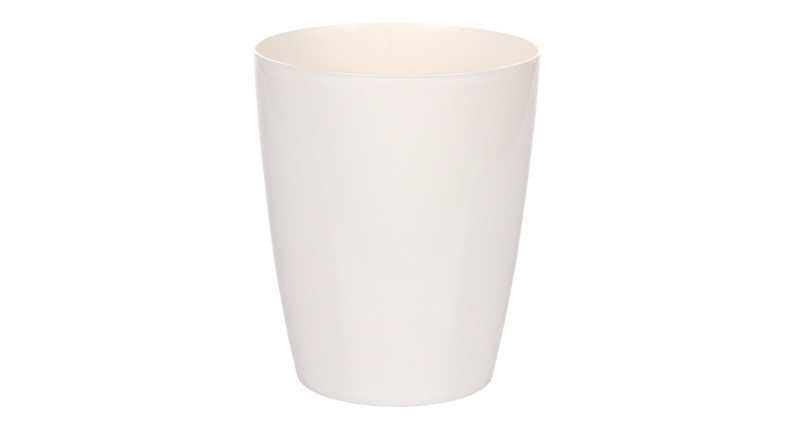 Ornella dekorativní květináč bílá, 11 cm