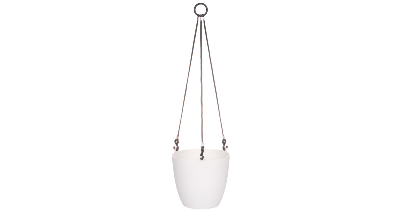 Ariella závěsný květináč bílá, 18 cm