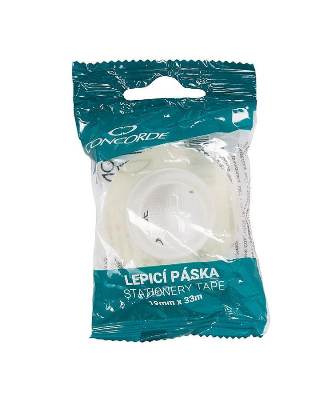Lepicí páska CONCORDE 19mm x 33m, transparentní CONCORDE