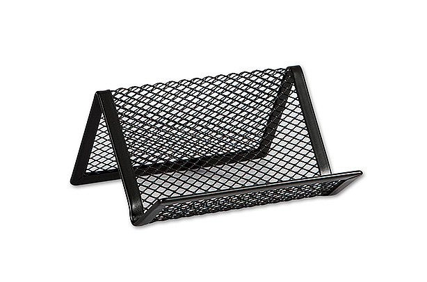 Kovový stojánek na vizitky CONCORDE, černý CONCORDE