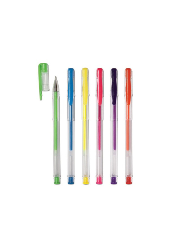 Gelová pera CONCORDE Neon, sada 6ks CONCORDE