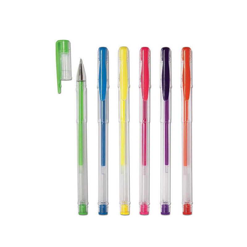 Gelová pera CONCORDE Neon, sada 6ks CONCORDE
