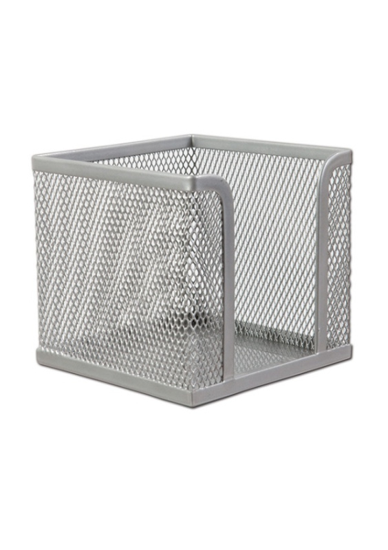 Kovový zásobník na bločky CONCORDE, stříbrný CONCORDE