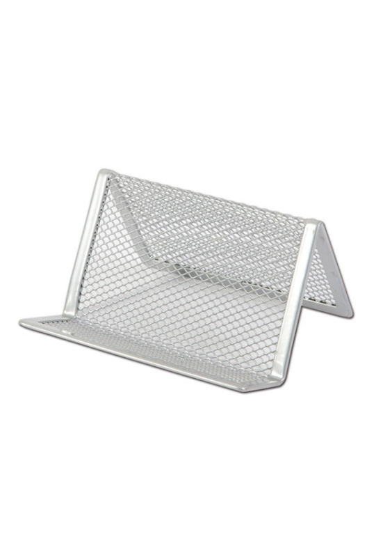 Kovový stojánek na vizitky CONCORDE, stříbrný CONCORDE