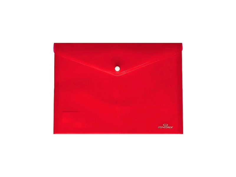 Spisové desky CONCORDE s drukem A5, transp. červená CONCORDE