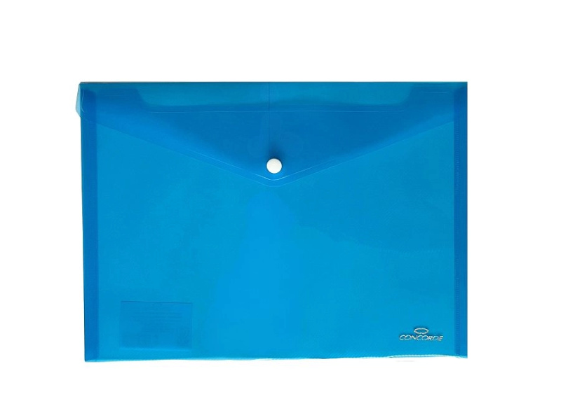 Spisové desky CONCORDE s drukem A4, transp. modrá CONCORDE