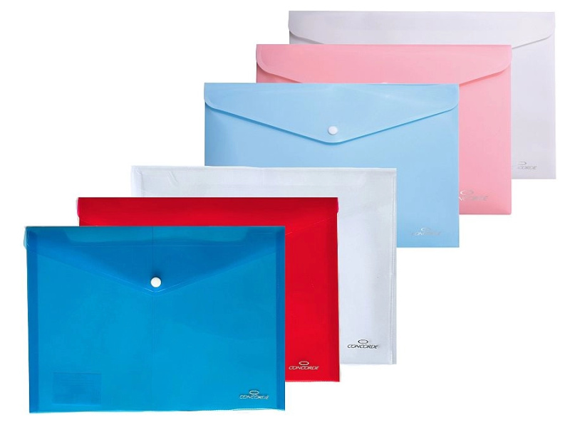 Spisové desky CONCORDE s drukem A5, mix barev CONCORDE