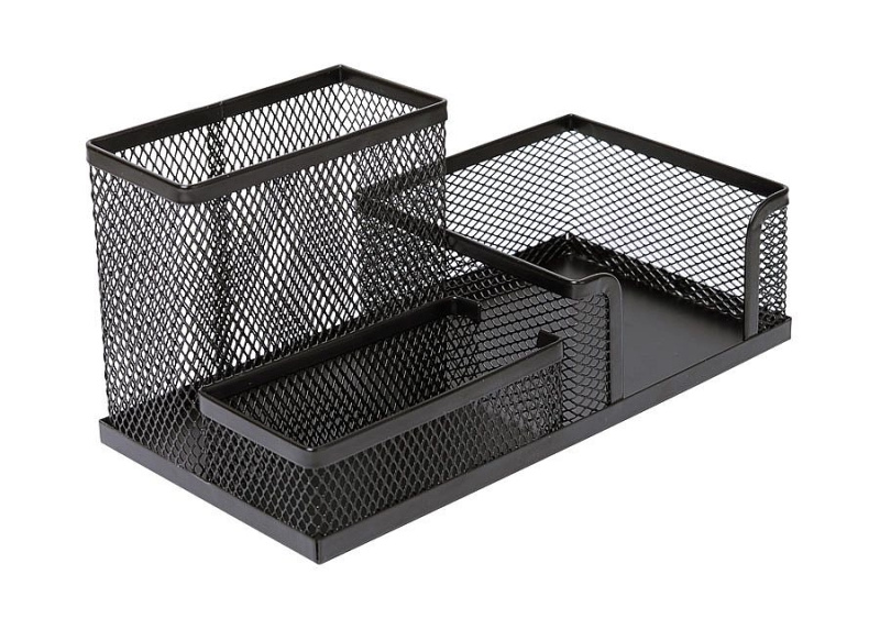 Kovový organizér CONCORDE s kostkou, černý CONCORDE