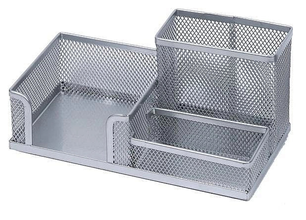 Kovový organizér CONCORDE s kostkou, stříbrný CONCORDE