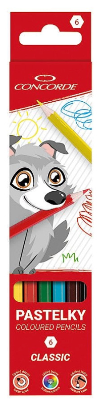 Pastelky CONCORDE Classic 6 ks CONCORDE