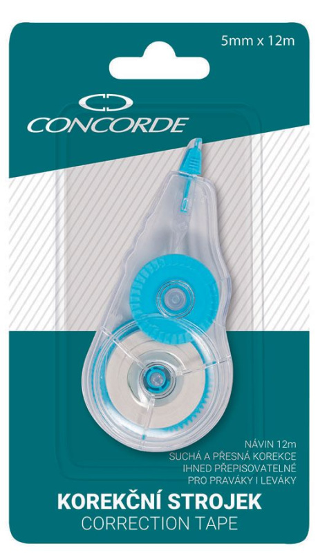 Korekční strojek CONCORDE Lungo, 5mm x 12m CONCORDE