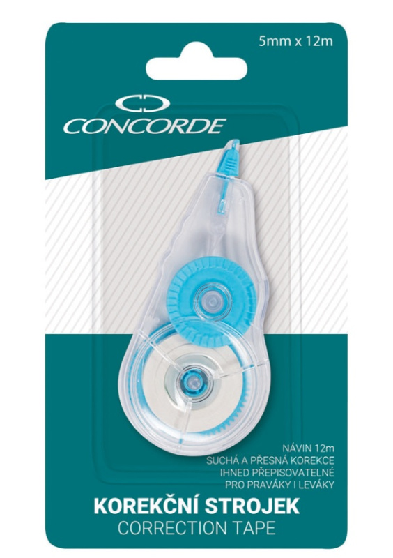 Korekční strojek CONCORDE Lungo, 5mm x 12m CONCORDE