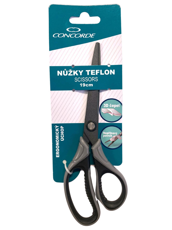 Nůžky Concorde - 19 cm, teflonové