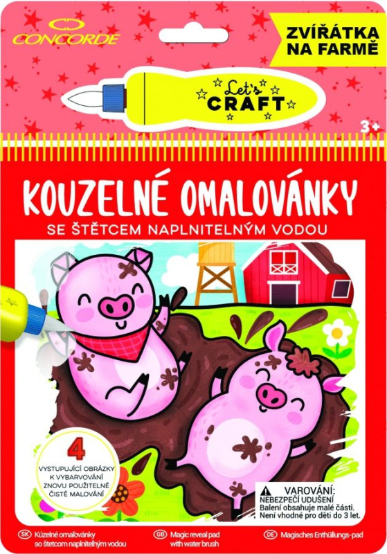 Kouzelné omalovánky Concorde - Zvířátka na farmě