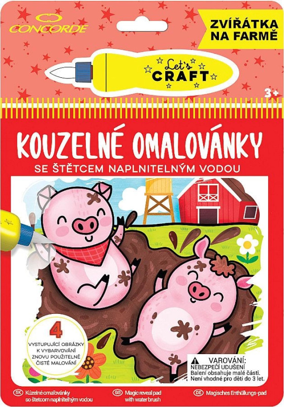 Kouzelné omalovánky Concorde - Zvířátka na farmě