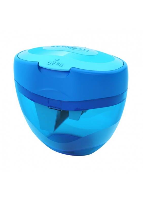 Ořezávátko KEYROAD TRI Plus - plast, modré