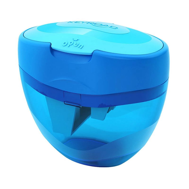 Ořezávátko KEYROAD TRI Plus - plast, modré