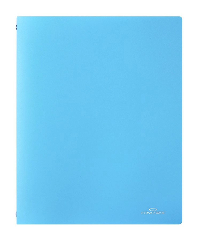 Pořadač CONCORDE 4 kroužkový A4, pastel modrá CONCORDE