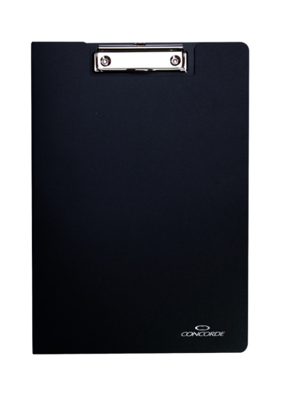 Desky CONCORDE s klipem A4, černá CONCORDE
