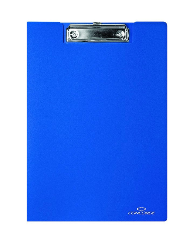 Desky CONCORDE s klipem A4, modrá CONCORDE