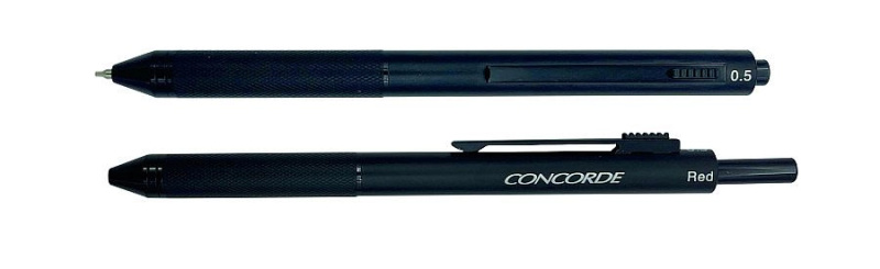 Concorde Chameleon 4v1 - multifunkční kuličkové pero - 3 barvy + mechanická tužka