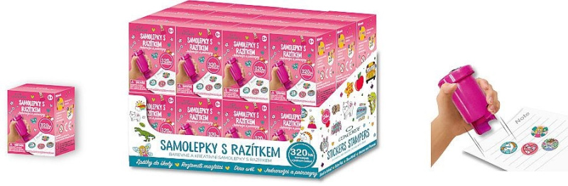 Samolepky s razítkem CONCORDE - Jednorožci a princezny