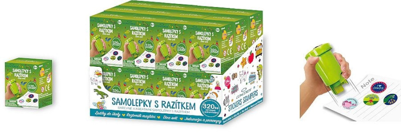 Samolepky s razítkem CONCORDE - Dino svět