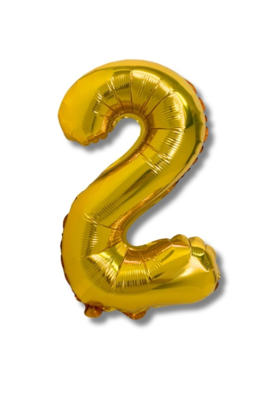 Balónek CONCORDE fóliový 40cm, č.2, zlatá CONCORDE