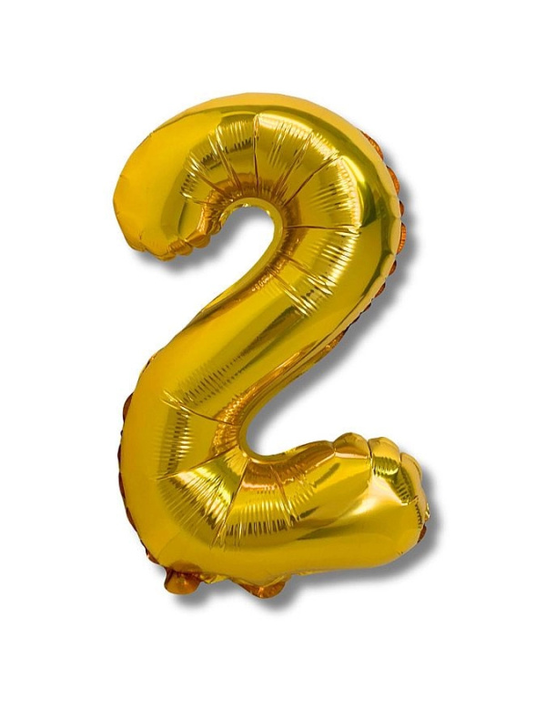 Balónek CONCORDE fóliový 40cm, č.2, zlatá CONCORDE
