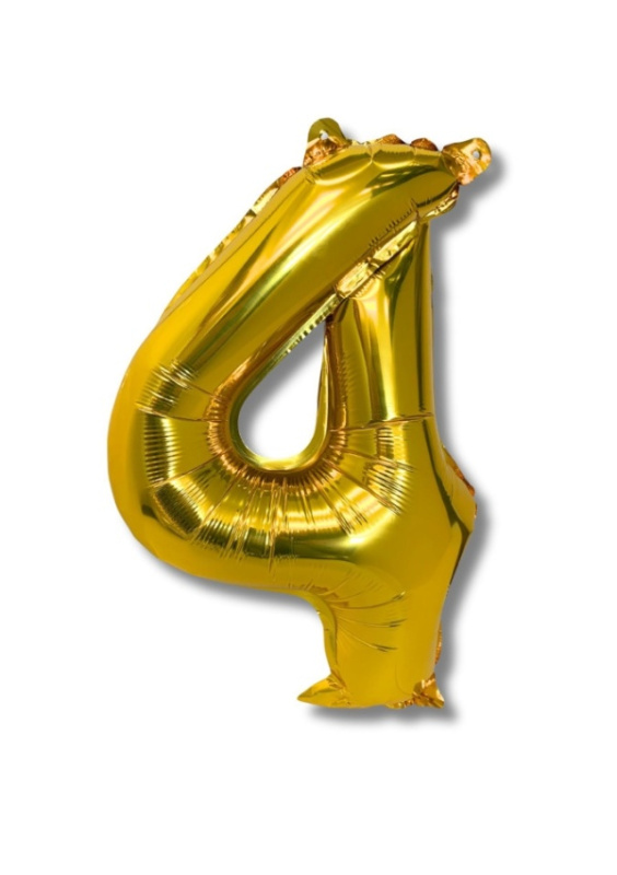 Balónek CONCORDE fóliový 40cm, č.4, zlatá CONCORDE