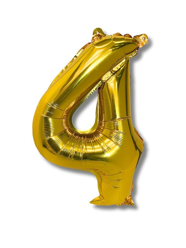 Balónek CONCORDE fóliový 40cm, č.4, zlatá CONCORDE