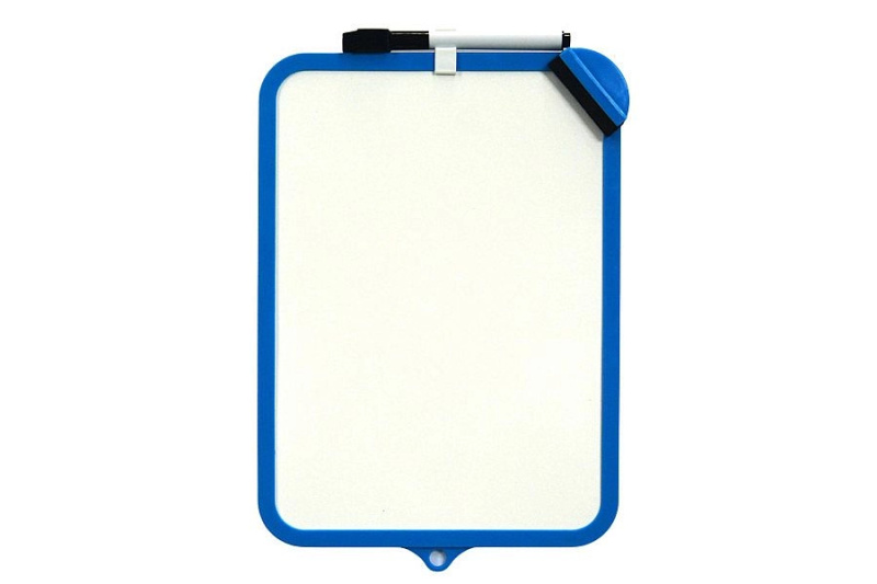 Oboustranně stíratelná tabulka CONCORDE, 19 x 29 cm, modrá CONCORDE