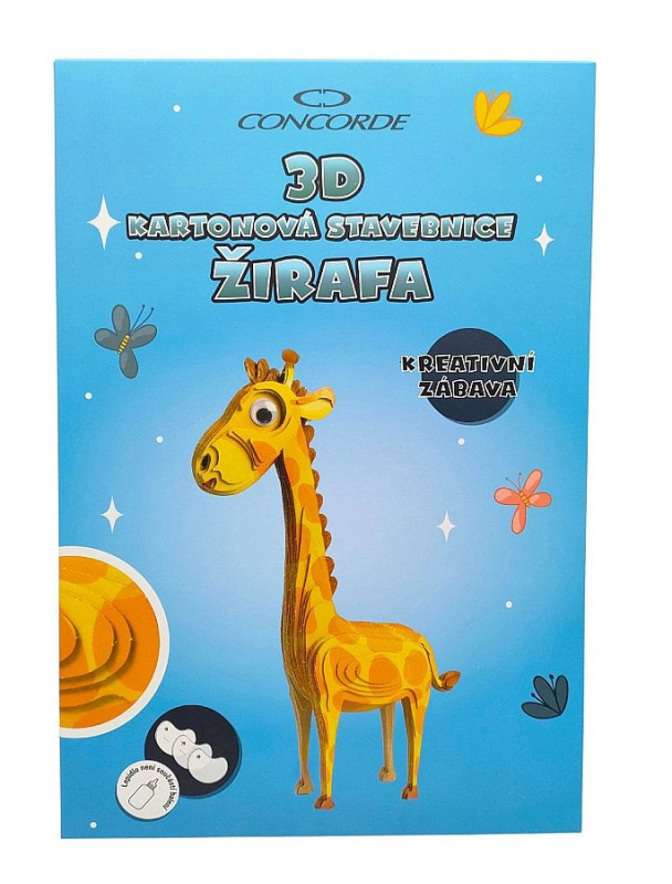 3D kartonová stavebnice CONCORDE Žirafa CONCORDE