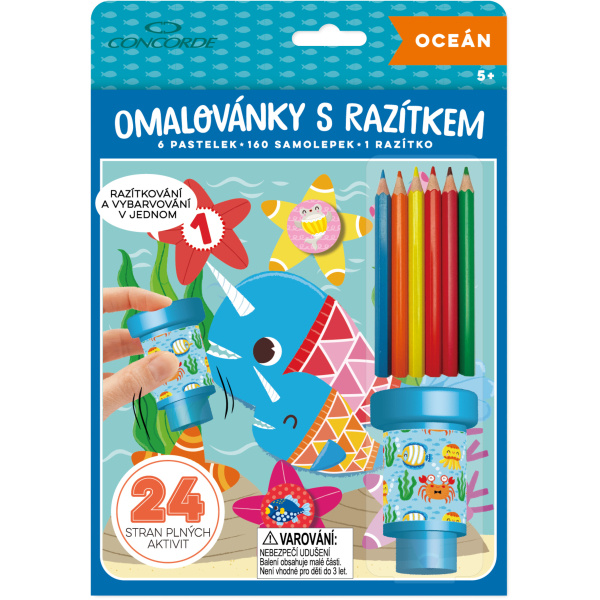 Omalovánky s razítkem CONCORDE Oceán CONCORDE