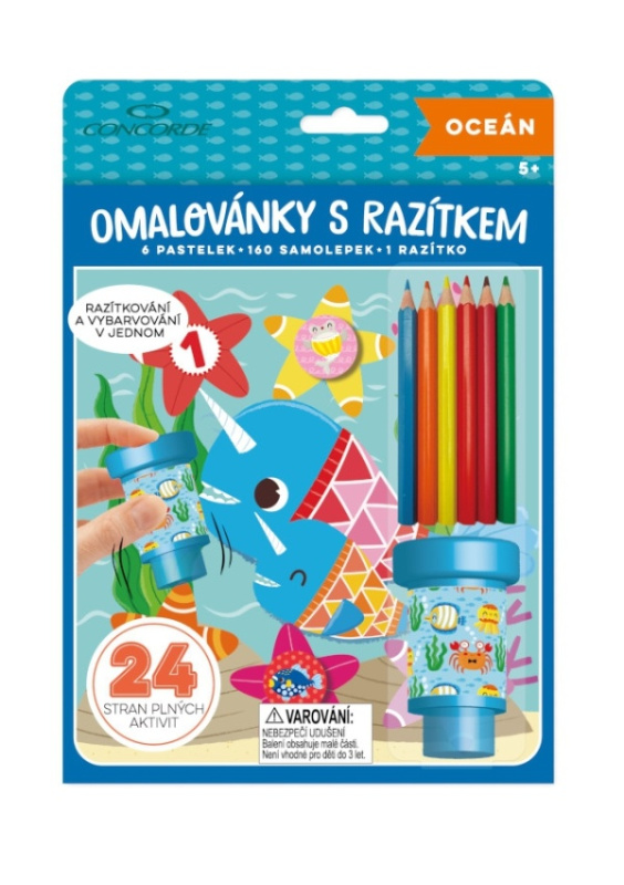 Omalovánky s razítkem CONCORDE Oceán CONCORDE