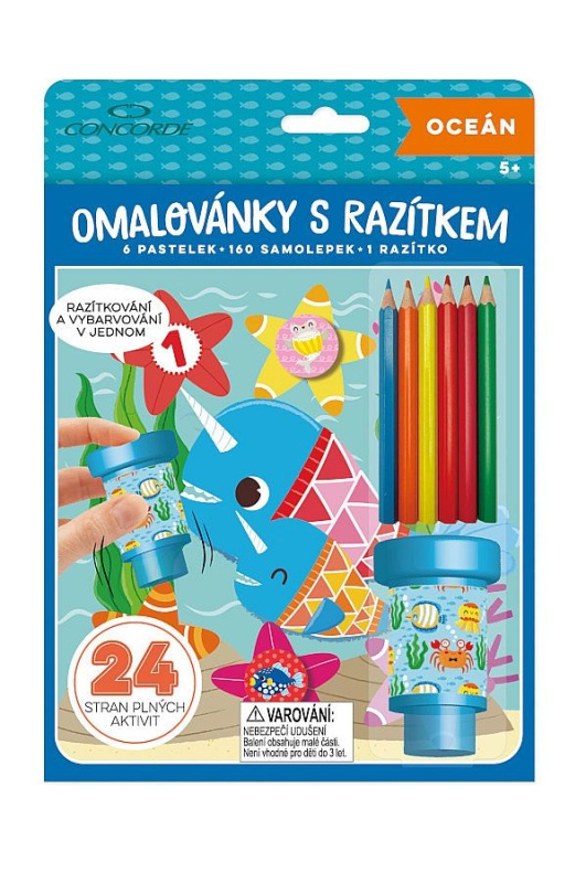 Omalovánky s razítkem CONCORDE Oceán CONCORDE