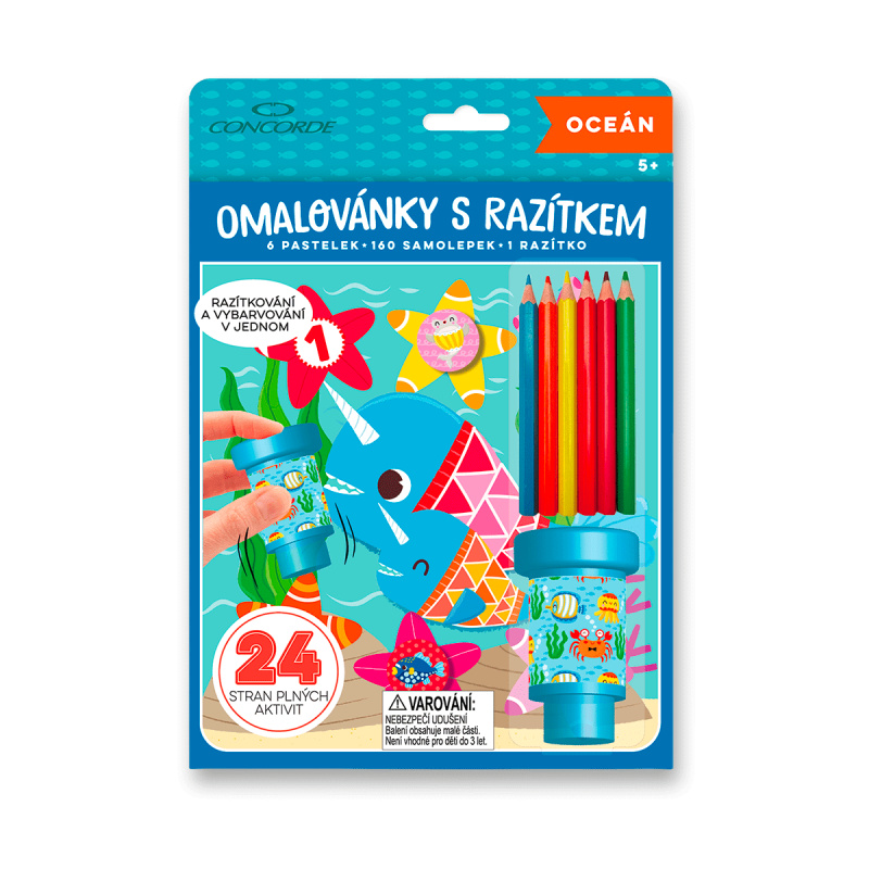 Omalovánky s razítkem CONCORDE Oceán CONCORDE