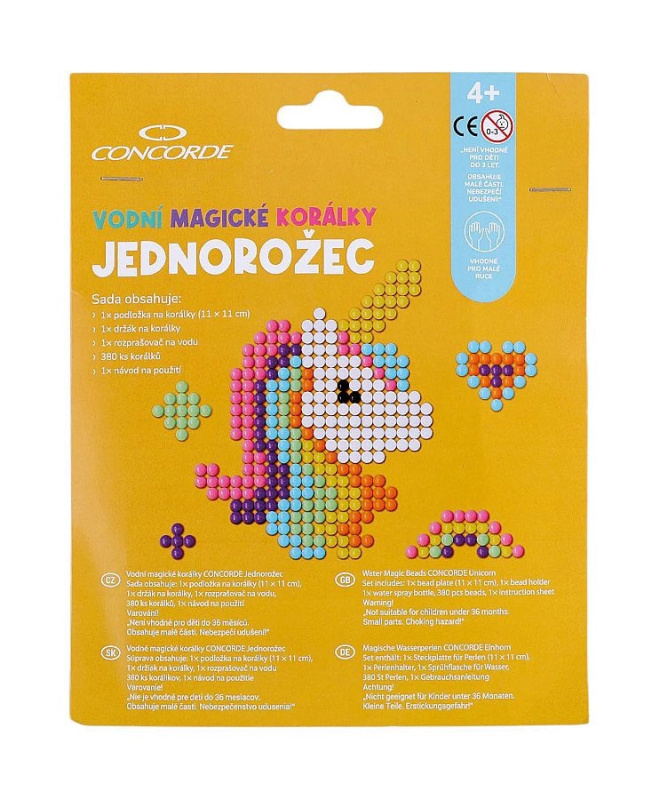 Vodní magické korálky Jednorožec CONCORDE