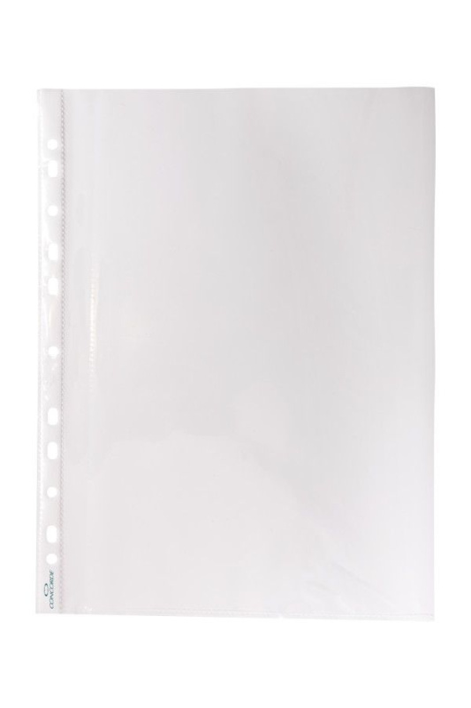 CONCORDE Zakládací obal "U" A4 s euroděrováním 100 ks - lesklý 45 mic