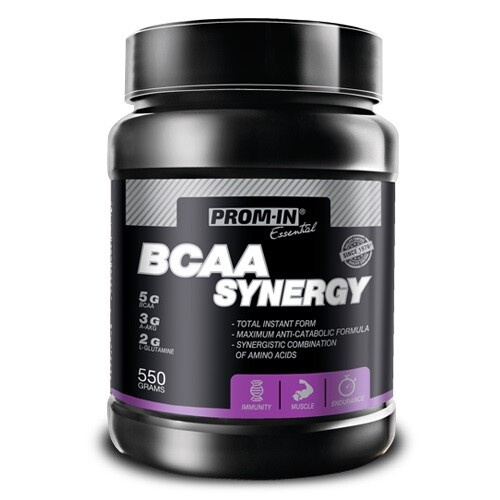 PROM-IN BCAA Synergy, 550 g Příchuť: Malina