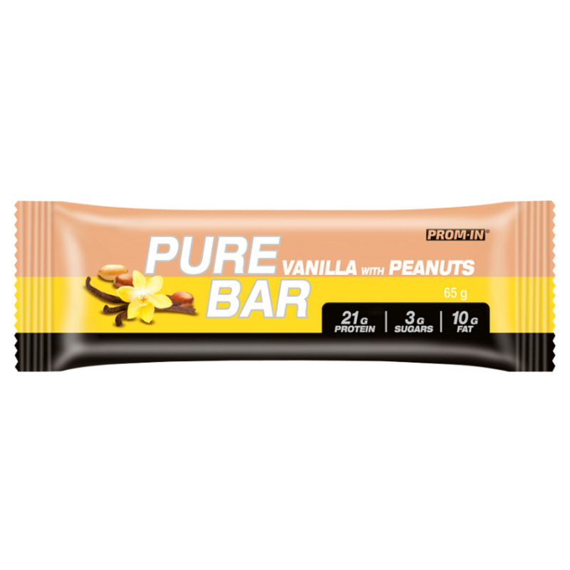 Prom-in Essential Pure Bar 65 g - vanilka s arašídy