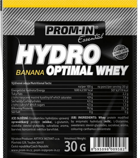 Prom-in Hydro Optimal Whey vzorek 30 g - banán