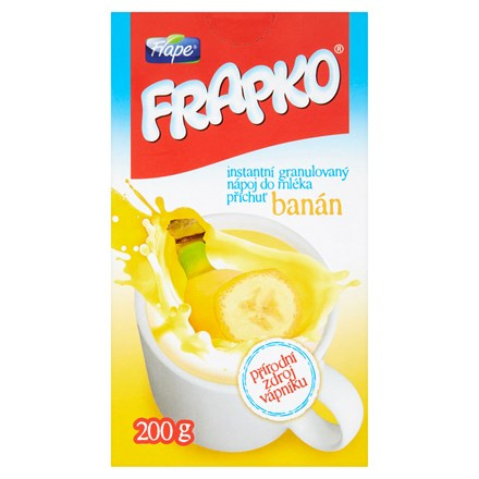 Frape Frapko instantní nápoj banánový s vlákninou 6 x 200 g
