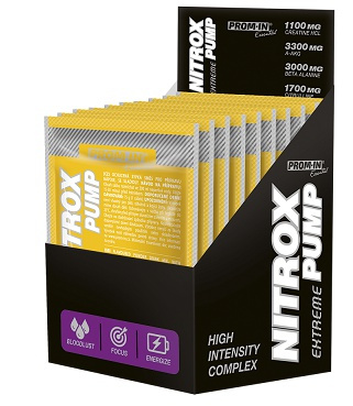Prom-IN Nitrox Pump Extreme, 150 g Příchuť: Pomeranč