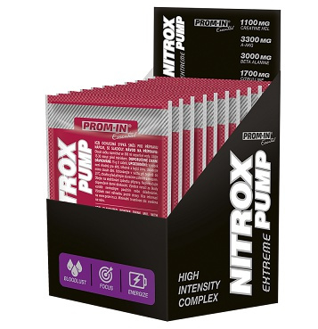 Prom-IN Nitrox Pump Extreme, 150 g Příchuť: Višeň