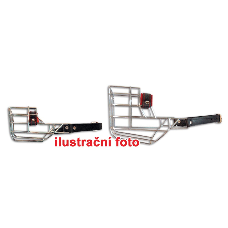 023921 kovový náhubek F pro plemena Kolie, Baset,Belg.ovčák 023921