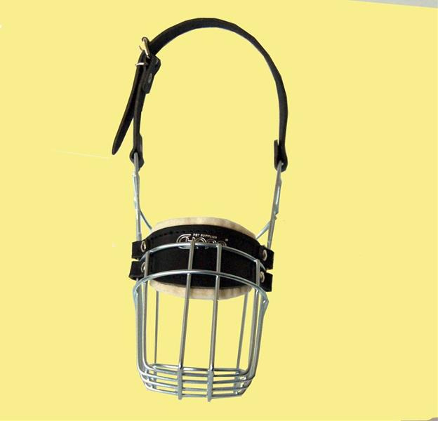 Chopo Pet Náhubek kovový Pudl, Jezevčík - fena, chrom 75 x 85 x 75 mm