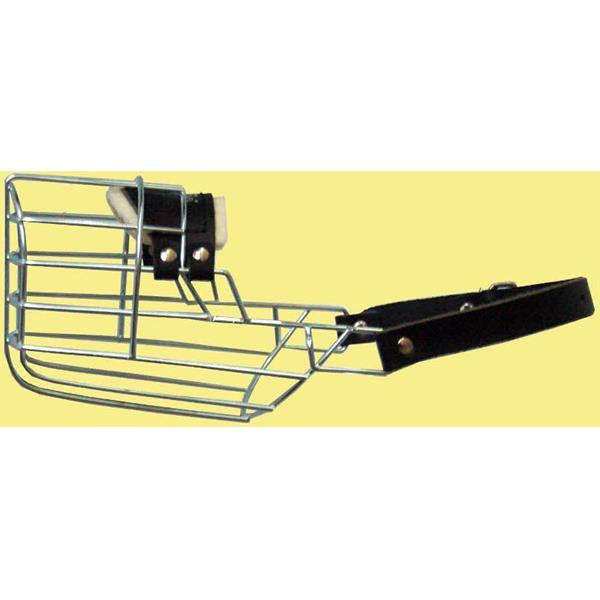 Chopo Pet Náhubek kovový Pudl, Jezevčík - pes, chrom 80 x 95 x 95 mm