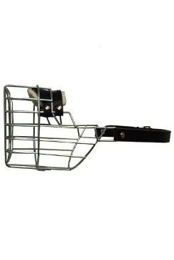 Chopo Pet Náhubek kovový Kokršpaněl, Foxteriér - fena, chrom 95 x 95 x 85 mm