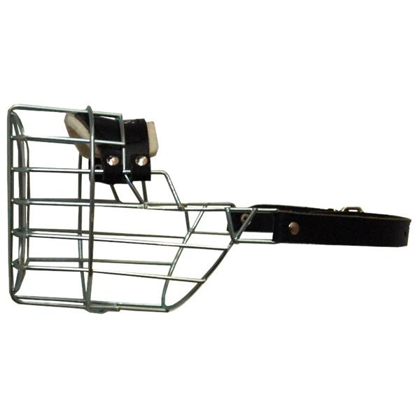 Chopo Pet Náhubek kovový Kokršpaněl, Foxteriér - fena, chrom 95 x 95 x 85 mm